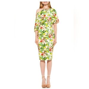 Alexia Admor Ivory Lemons dress size M NEW